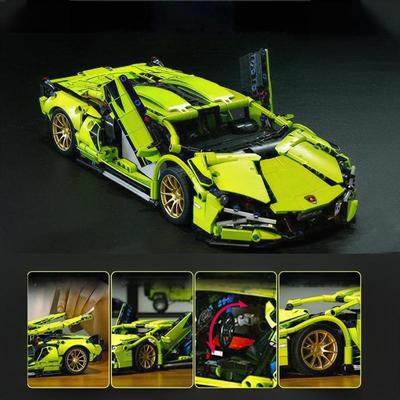 Modello di Auto Sportiva da Corsa Tecnica Blocchi da Costruzione Città Veicolo Meccanico di Velocità Supercar Mattoncini Puzzle Giocattoli Regalo Bambino Adulto