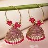 Latest Stylish Traditional Hoop Jhumki Earrings for Women & Girls