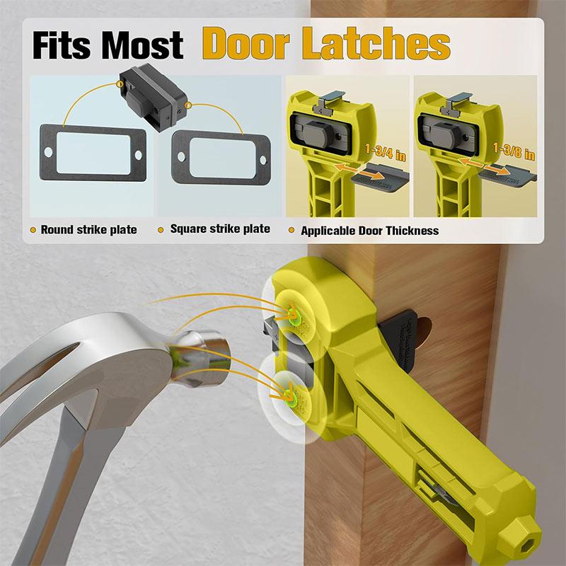 Door Latch Install Mortiser Accurate Scoring Door Kit Mount Door Mortise Tool Stainless Steel Square Or Round Door Installation