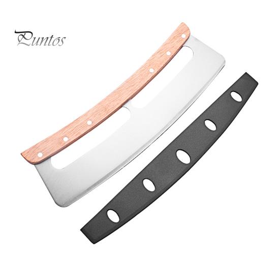 

Нож для пиццы Rocker Blade Острый нож для пиццы Rocker Slicer из нержавеющей стали с защитным чехлом Аксессуары для печи для пиццы B