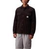 Carhartt WIP Solid Color Ribbed Collar Single-Breasted Loose Long Sleeve Jacket Men jackets I028827-33H-XX