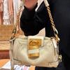 2026 Nueva Bolsa de Axila para Mujer Bolso de Mano con Diseño Clásico Retro de Cierre Bolso de Hombro de Moda para Viaje