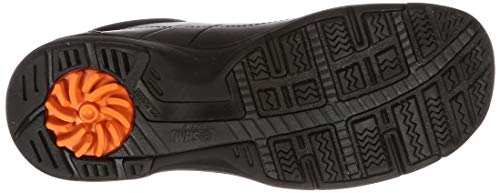 ASAHI Medical Walk LF Women's Leather Walking Shoes with Zipper, Black, Size 23 Cm, 4E