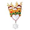 Christmas Tree Family Ornament Hanging Pendant Reindeer DIY Name Card For Holiday Decor Xmas Tree Pendant Crafts Gifts