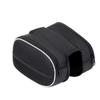 Bicycle Front Beam Bag High Capacity Waterproof With Reflective Strip Bike Frame Bag Road Cycling Upper Pipe Storage Bag