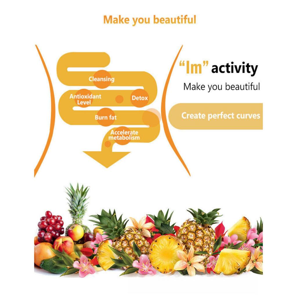 Slim Fit Juice Weight Loss Instant Kiwi Lemon Powder Pineapple Juice Slim Tea