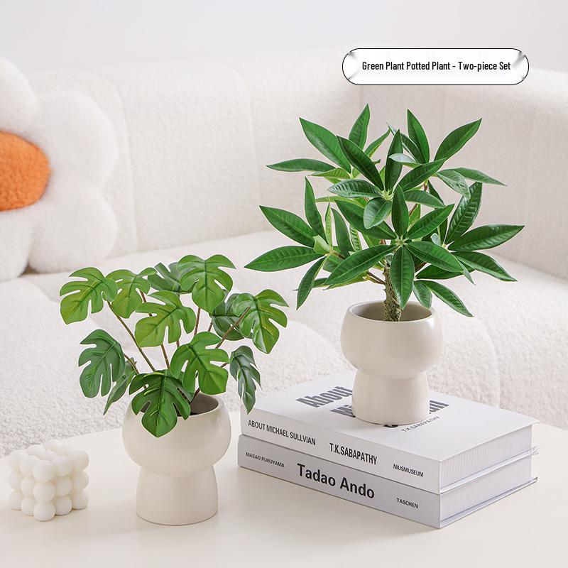 Artificial Bionic Potted Plant for Living Room Table or TV Cabinet