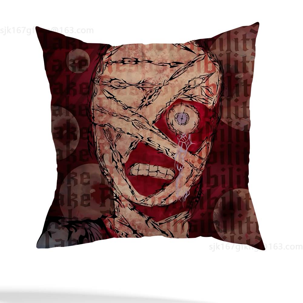 Game M-Mouthwashing pillow cover living room sofa cushion cover bedroom room bed pillow cover home decoration