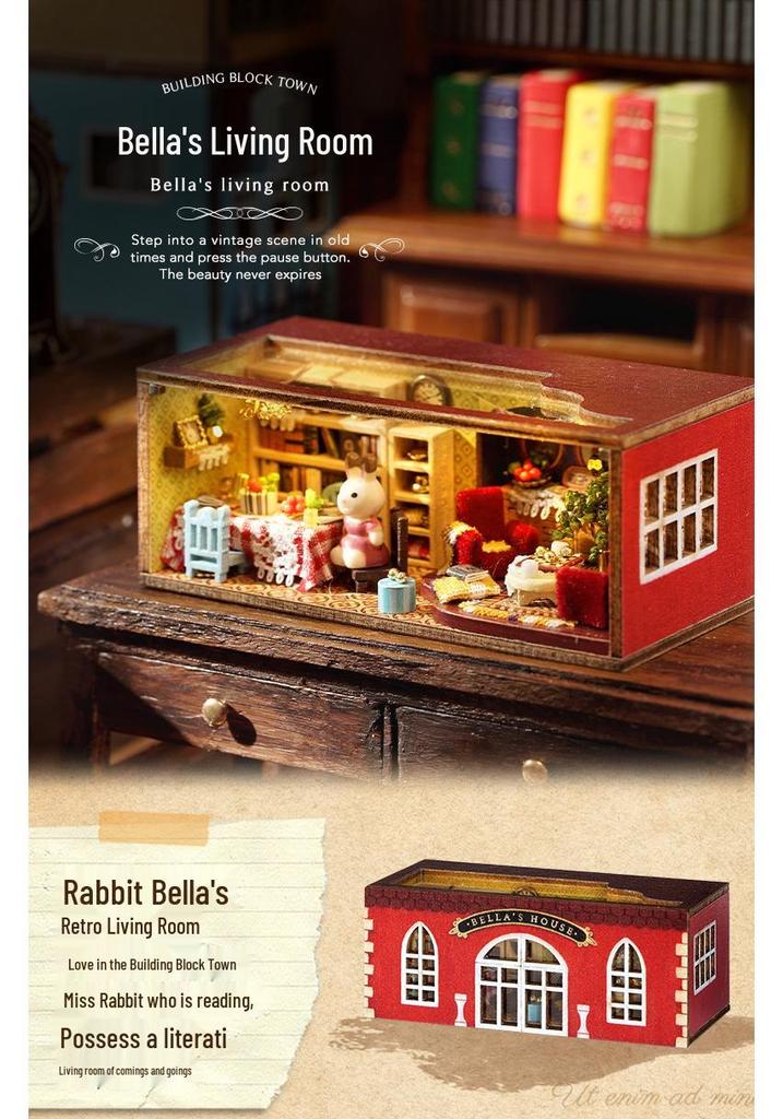 Zhi Qu Wu DIY 3D Miniature Playhouse Decoration Toy