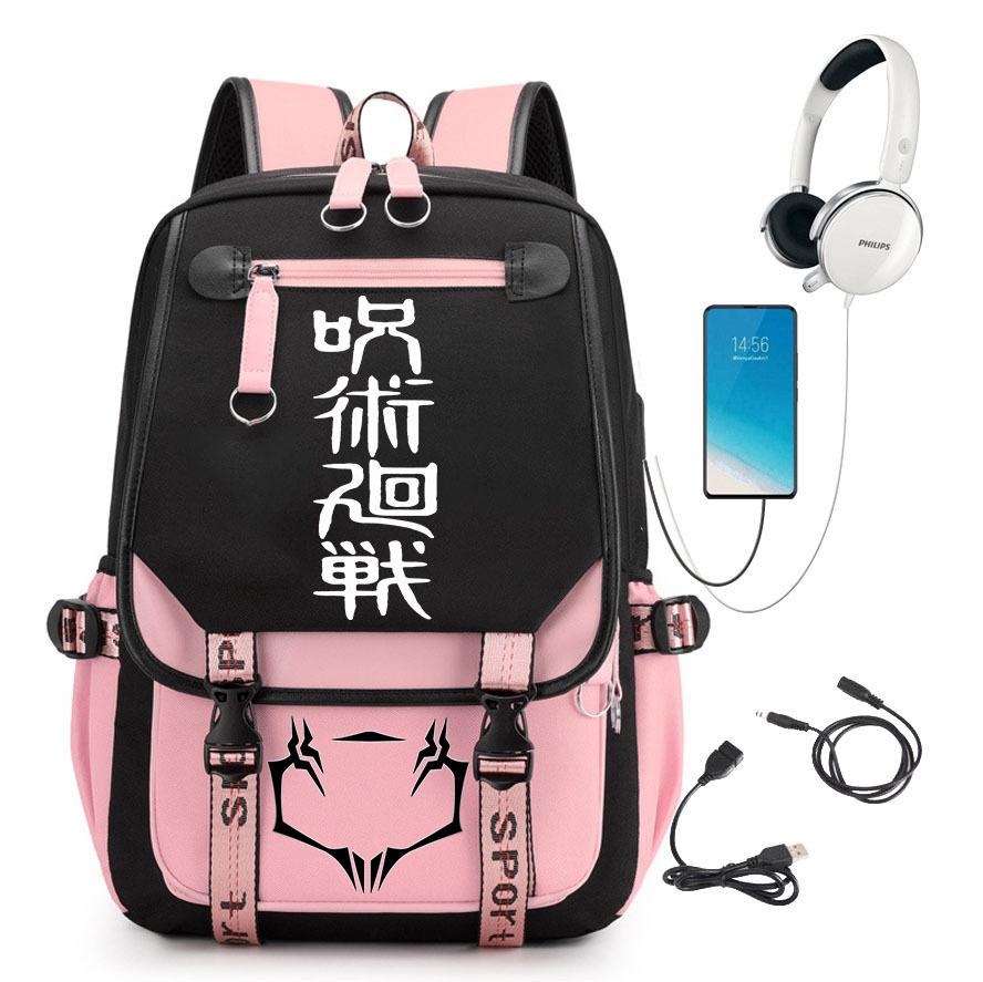 Popular Riman Peripheral Backpack Youth Student School Bag Usb Large Capacity Student Computer Bag