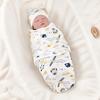 Pure Cotton Newborn Anti-Startle Swaddle & Blanket Set - Spring/Summer Baby Wrap
