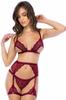 3-Piece Set Raspberry Color Mal8872 Rosw