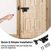 1pc Fence Garden Gate Lock Latch For Wooden Door Cabinets Heavy-duty Sliding Shed Lock Easy Installation