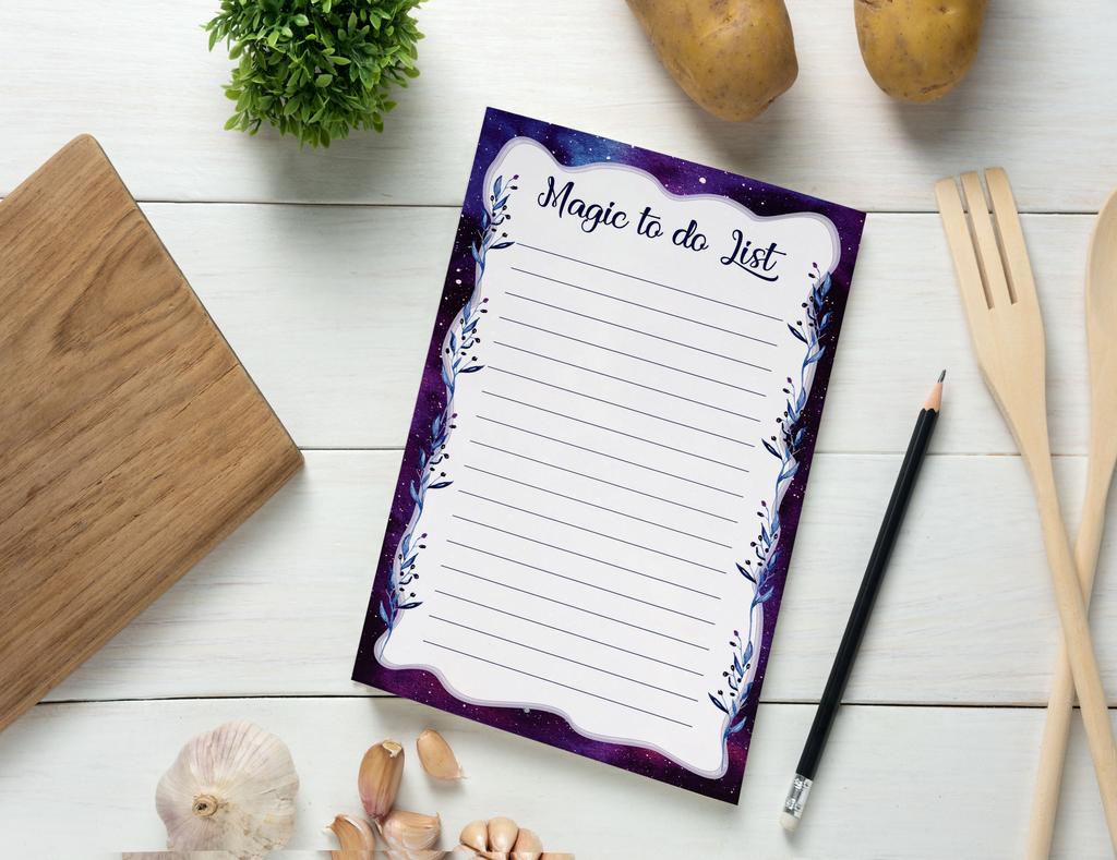 Inkdotpot Pack Of 2 Daily Planner List Undated Notepads, Memo Pad To-Do List Tear Off List Pad- Organizer- Scheduler- Organize Tasks (50 Sheets