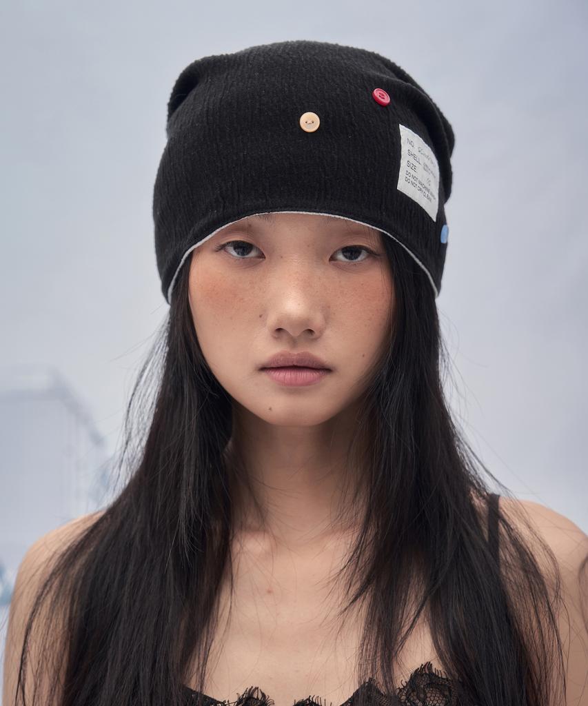 SOMSOC Jane Stripe Reversible Beanie_White