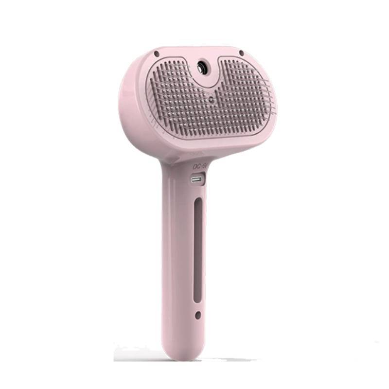

Massage Spray Pet Brush Use For Removing Floating Fur On Cats Dogs Daily Clean розовый