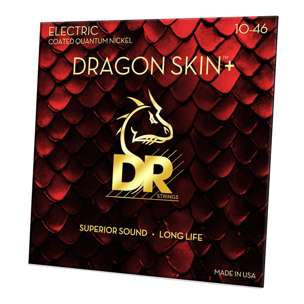 DR Strings (D-R) DRAGON SKIN+ Electric Guitar Strings with Quantum Nickel Wound Strings (DEQ-10)