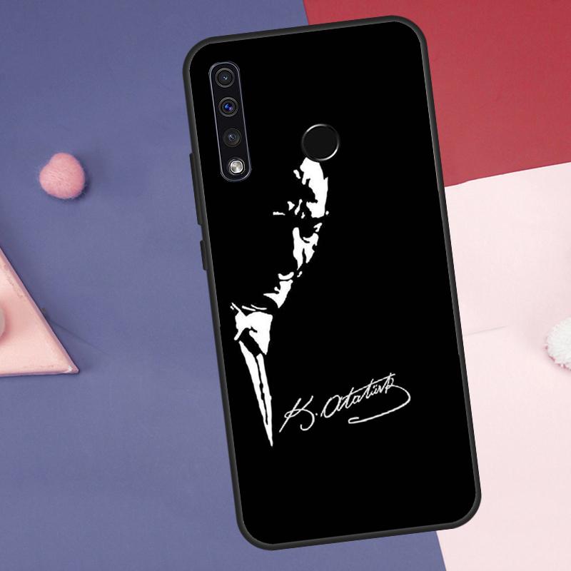 Mustafa Kemal Ataturk Case For Huawei Nova 7i 8i 11i 12i 12s 9 10 SE Y73 Y90 Y70 Y72 Y61 Y91 P30 P40 Lite P60 Pro