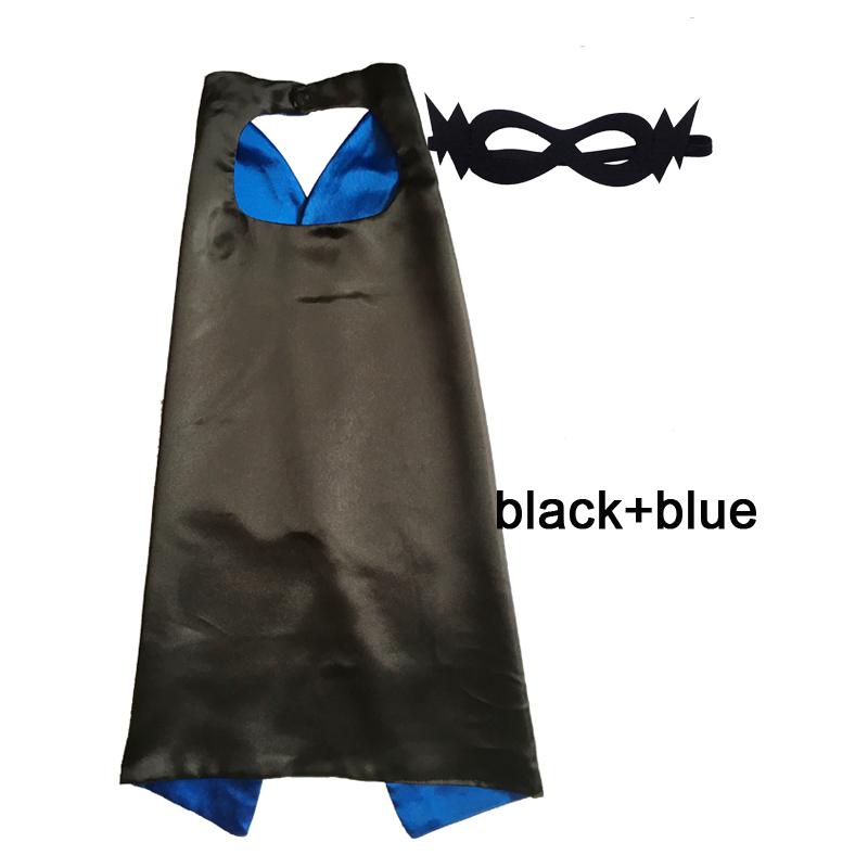 Kids Superhero Capes Plain Satin Solid Capes Boys Girls Birthday Party Favor Anime Cosplay