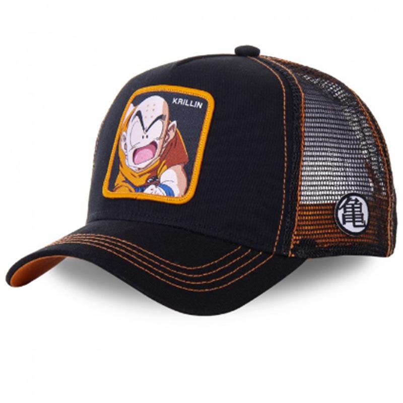 Neue Dragon Ball Son Goku Kappe Sommer Reise Schirmmütze Herren Stickerei Hip-Hop Kappe Stil Sonnenschutz Verstellbare Trucker Mesh Kappe