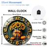 30x30cm Round Glass Wall Clock That Becomes an Organic Part of Your Living Space