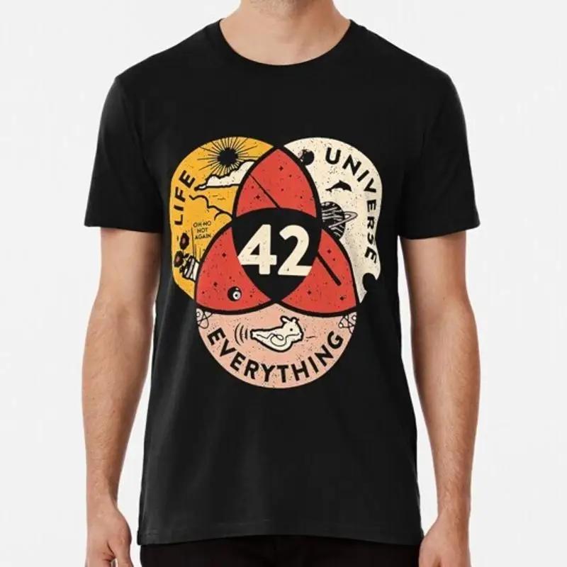 42 La Risposta alla Vita l'Universo e Tutto il Resto S alla 5XL Made in USA Maglietta
