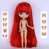 ICY DBS Blyth Doll 1/6 Joint 30cm Brown Skin Matte Face Toothed Mouth Girl Doll BJD Toy Gift