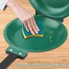 Double Side Pan, Haofy Double Side Pancake Griddle Molds Non-stick Ceramic Coating Flip Frying Pan Pancake Maker Household Kitchen Cookware (Green)