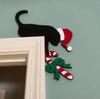 Christmas Decoration 2026 1pc Santa Clau Christmas Door Corner Decoration Diy Stitching Creatives Home Decor Colgante De Navidad