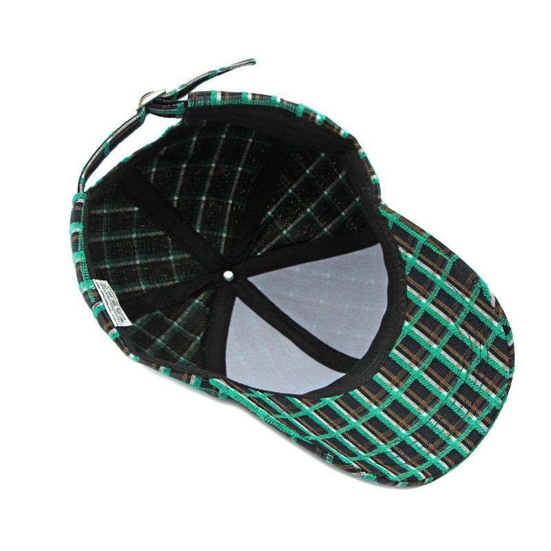 Gorra a cuadros para mujer, gorra de béisbol con protección solar para exteriores, gorra Snapback para hombre, sombreros con visera, sombrero de pesca, gorra de pico