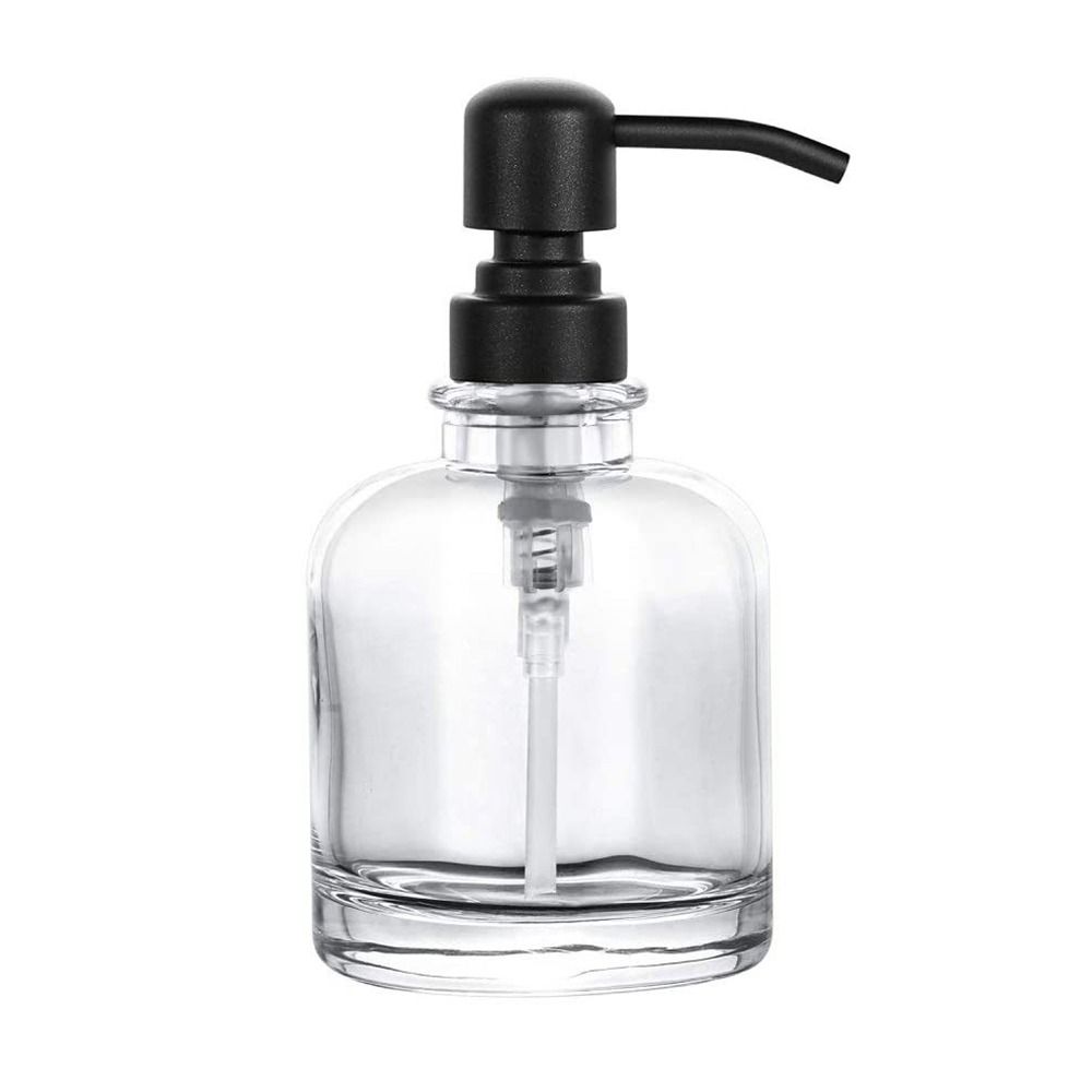 Thick Liquid Brown Soap Bottle Refillable Lotion Bottle Easy To Use Dish Soap Glass Jar Shampoo