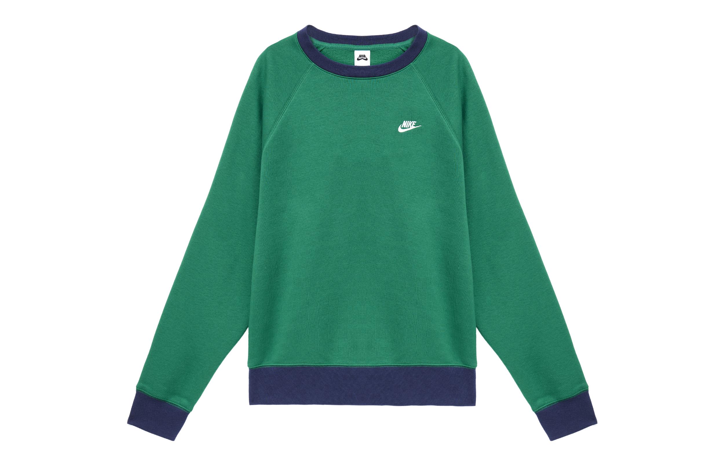 Nike Sweatshirts Men s Green Crew Neck Thin Other FV5379-365 M