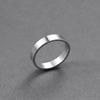 Ring - Men's Trendy Single Ring with Closed Mouth, Simple and Unique Plain Ring, Smooth Surface, Cool Style, Open Mouth, Men's Index Finger Ring