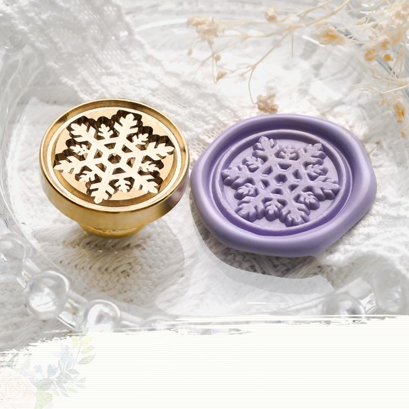 Kreativer Stempelkopf für Pflanzenblumen, für Handkontoumschläge, Feuerlack-Siegelstempelkopf