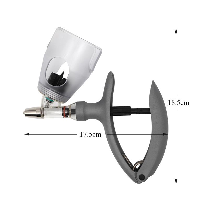 2ml /5ml Automatic Veterinary Continuous Syringe Animal Injection Adjustable Vaccine Injection for Livestock Pig Cattle Sheep