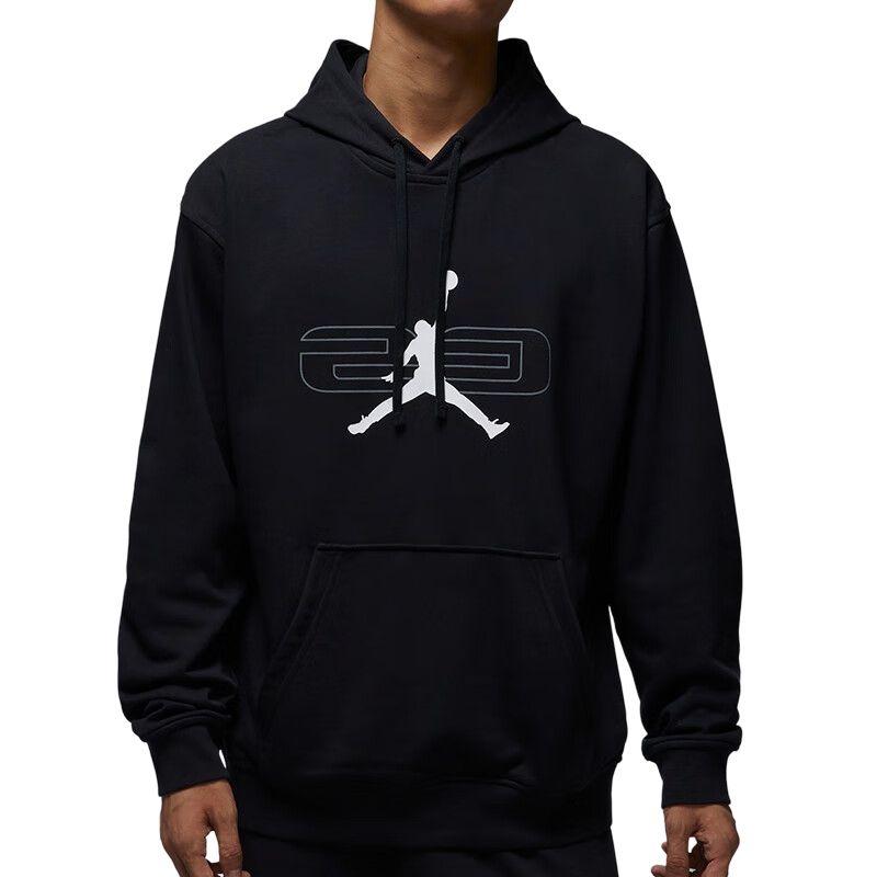 Air Jordan Sport Crossover Fleece Pullover Hoodie Black Men s HQ8695-010 M