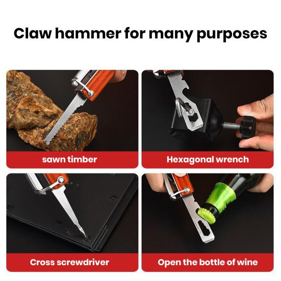 Portable Multi-tool Knife Hammer with Handle Lightweight Portable Pocket Knife Men Multi-tool Accessories