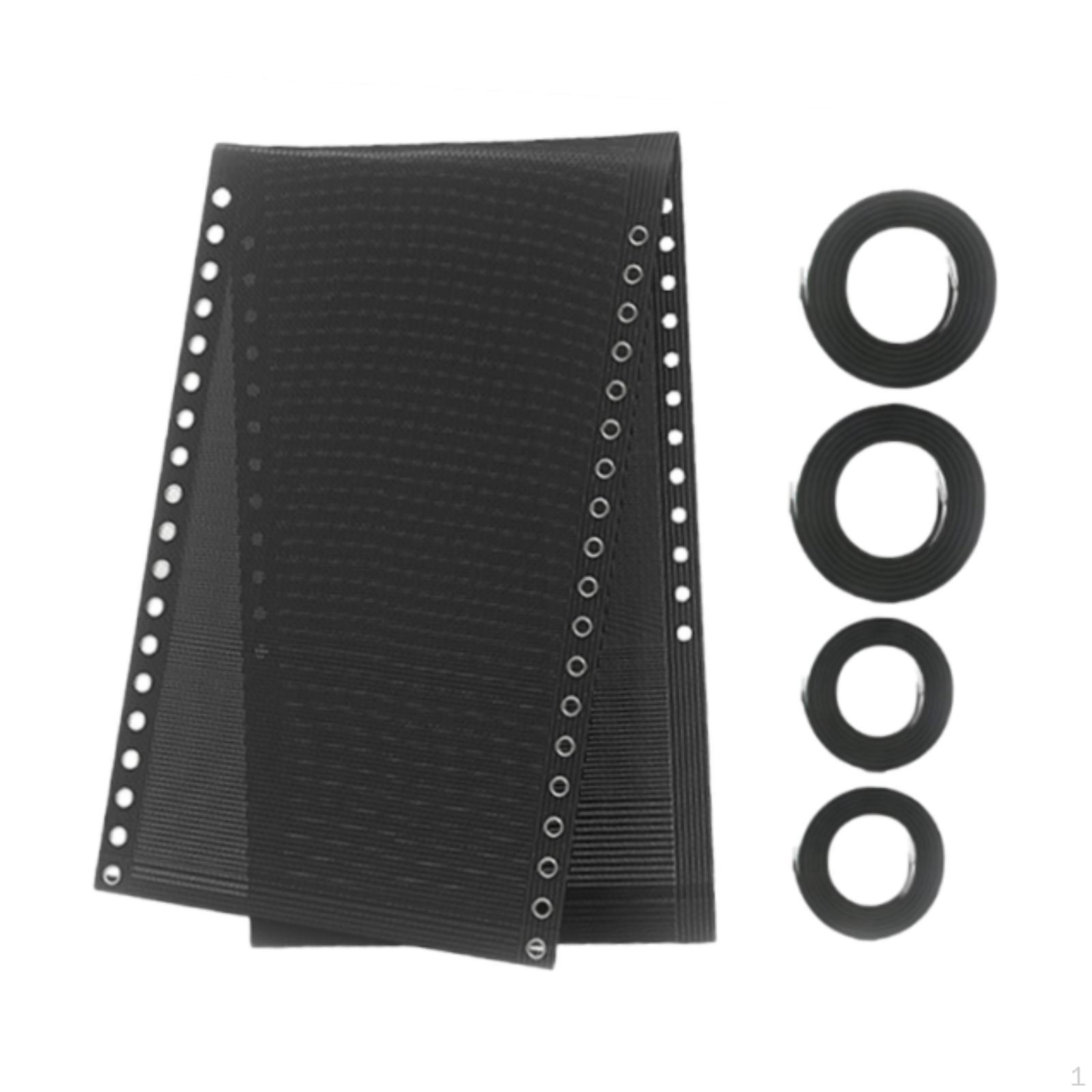 

Замена стула с комплектом банджи-шнура, Дышащий, Складной комплект для ремонта сетки для стульев black