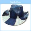 Western Cowboy Fashion Hat With Wide Brim For Men Women Streetwear Holiday Accessory