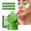 Aloe Vera Collagen Eye Mask Anti Dark Circles Removal Eyes Bags Moisturizing Firming Eye Patches Eyes Skin Care Products