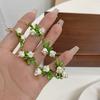Hochwertiges weißes Maiglöckchen-Armband - Perlen-Mode vielseitiger Blumenschmuck