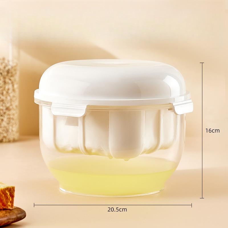 Yogurt Whey Separator Strainer Filter Round Large Capacity Efficient Fine Mesh Yogurt Maker Filter for Home Kitchen