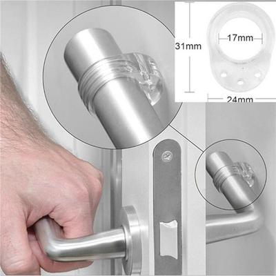 Silika Jel Kapı Kolu Sessiz Tampon Odası Şeffaf Tampon Kapı Durdurma Kolu