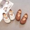Girls Sandals Baotou 2025 New Summer Children's Mesh Shoes Princess Shoes Women's Treasure Summer Girls Shoes Leather Shoes