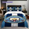 Manchester City Glory Three-piece set (1 * duvet cover + 2 * pillowcase, without core) 2DFlat Duvet cover and pillowcase Christmas birthday gift