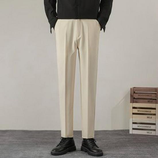 2024 Men's Ice Silk Quick-Dry Wide-Leg Casual Pants