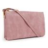 Schultertasche mit Passkatze Natur [Glücksschwanz] Damen Geldbörse, Tasche, Etui, Silhouette, (Rosa)