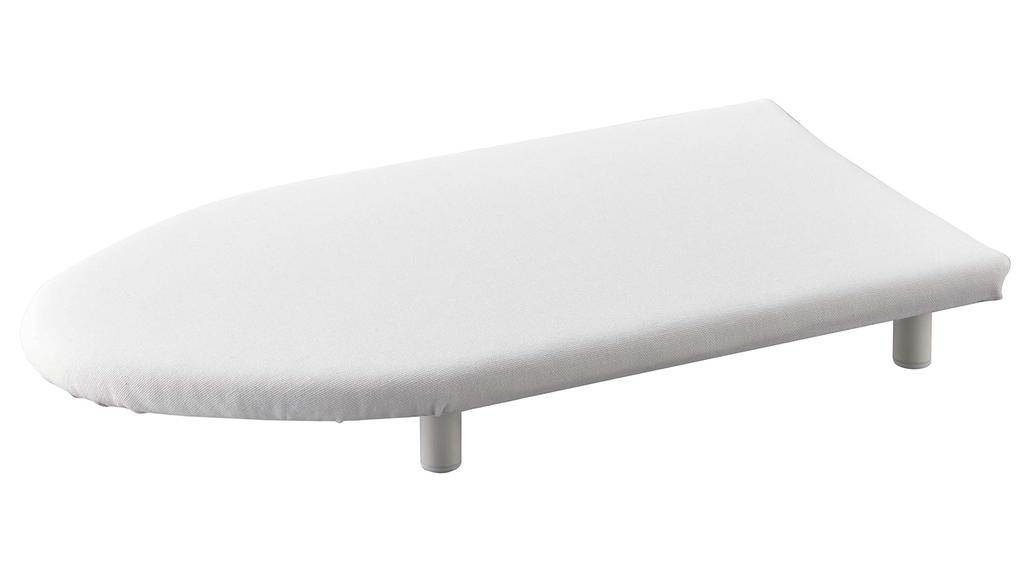 Yamazaki Industrial Tabletop Ironing Board with Legs Ironing Board S White W46XD26XH6cm Tower Comfortable To Hang On 5787 Co., Ltd. Boat-Shaped