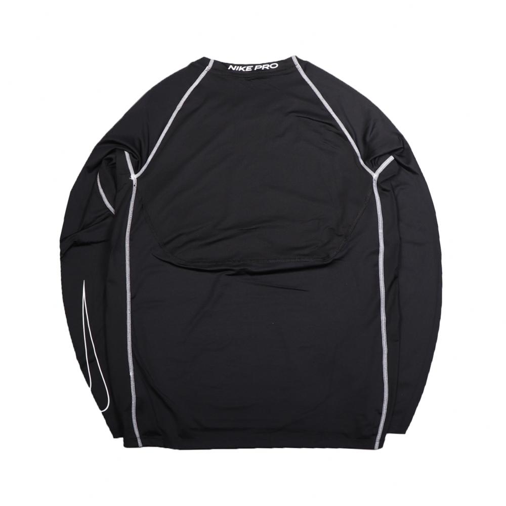 Nike Pro Dri-Fit Sport Casual Slim Fit Long Sleeve Crew Neck T-Shirt Men Tops Black DD1991-011