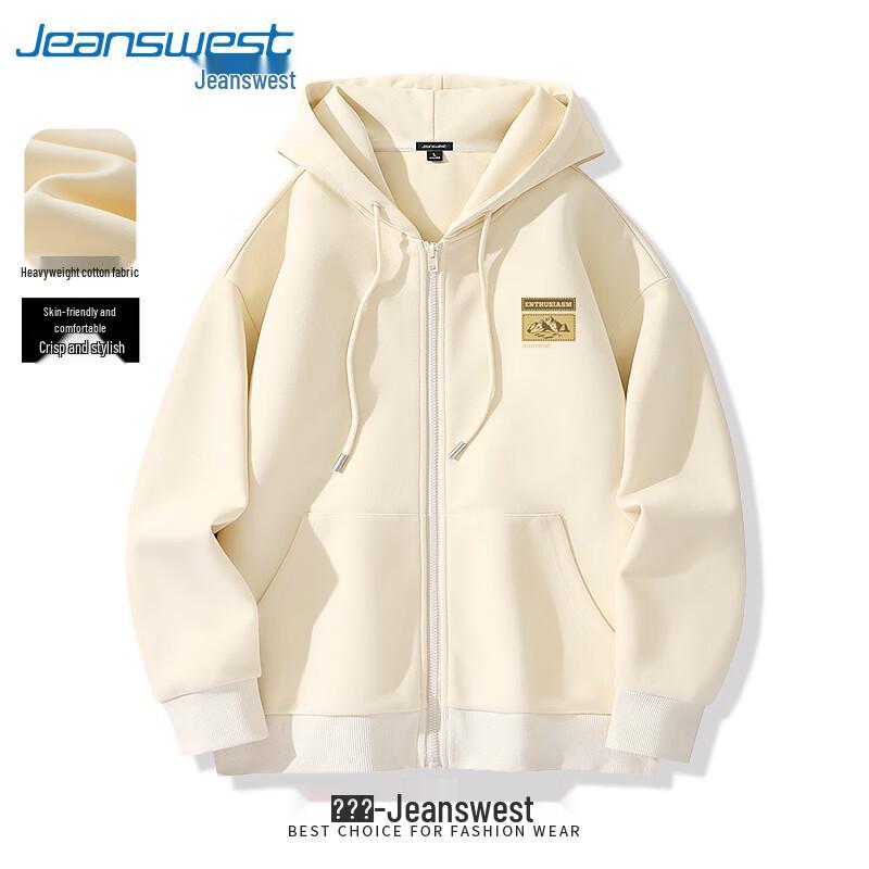 

Jeanswest Men s Hooded Full-Zip Sweatshirt M